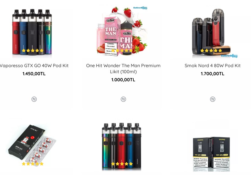 Uwell Caliburn ve VooPoo Drag