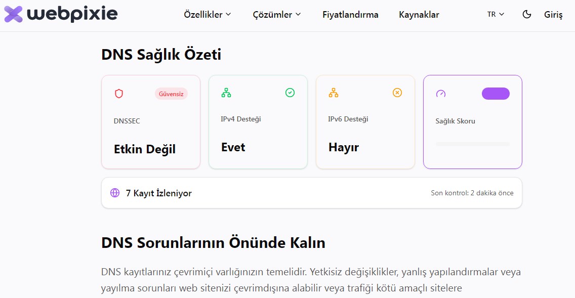 DNS Sorgulama