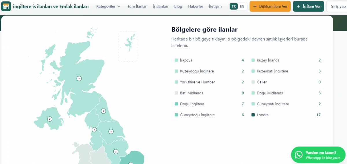 İngiltere İş İlanları